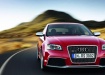 Audi RS3 в движении, вид спереди
