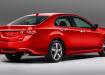 Acura TSX в огненно-красном цвете