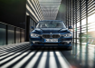 BMW 3 series - вид спереди в синем цвете