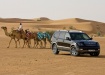 Kia Mohave - в пустыне с верблюдами