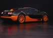 Bugatti Super Sport на тёмном фоне
