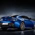 Aston Martin V8 Vantage S - вид сзади в синем цвете