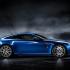Aston Martin V8 Vantage S - вид сбоку в синем цвете