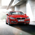 BMW 3 series в красном цвете