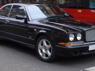 Bentley Continental в чёрном цвете
